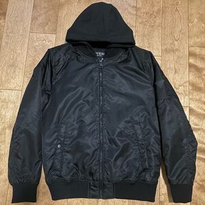 All-Black Heavyweight Guess Jacket